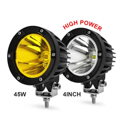 High Quality Waterproof 12v 24v Auxiliary 4inch Spot Beam Automotive LED Fog Driving Light Round Mini Car Led Work Lamp for SUV