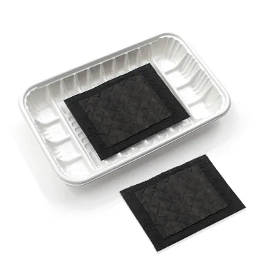 Food Absorbent Soft Pad Tray Packaging Meat Pads Absorb Excess Moisture or Come From Meat, Vegetables, or Fruits