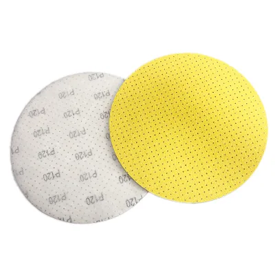 9 Inch Multi-Hole Drywall Sander Paper 225mm Yellow Sanding Disc 80 100 120 150 180 220 Grit