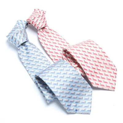 Custom Geometric Pattern Mens 10cm Width Blue Red Colorful Quality Formal Neckties Silk Neck Ties for Men 4inch