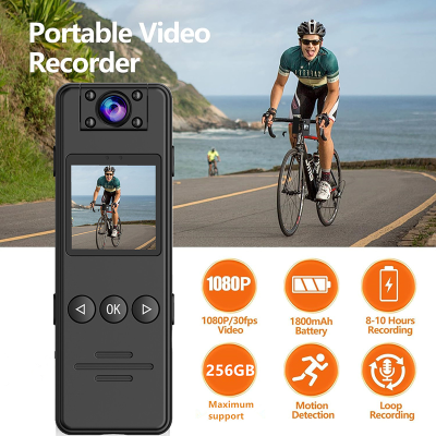 High Capacity Battery Loop Recording Portable Recorder for Life Records Enforcement Process