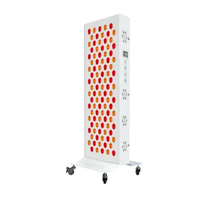 OEM ODM Low EMF Half Body Near Infrared Sauna 500w 100pcs LEDS 5W 660nm 850nm Red LED Light Therapy