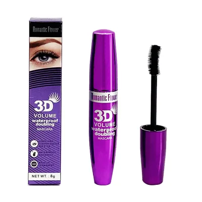 Long Wear Permanent 3D Lash Mascara Smooth Creamy Texture No Flake No Caking Daily Party Eye Enlarging Curling Makeup
