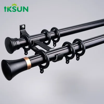 High Quality Aluminium Curtain Rod Style Window m Curtain Pole in China