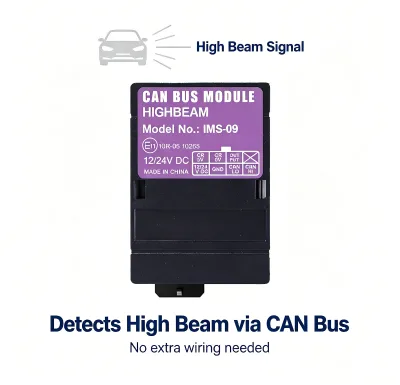 CAN Bus High Beam Signal Module for Toyota 4Runner Tundra Fortuner Driving Light Relay
