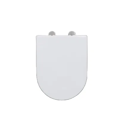 Luxury Customized Square Close Front Quick Release Slow-Close Covers High Quality Modern Bathroom Hotel Made Durable Plastic