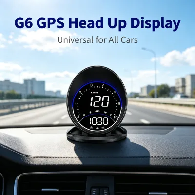 G6 Factory 2.2" LED Head up Display GPS Speedometer Universal Type-C USB All Cars 1 Year Warranty