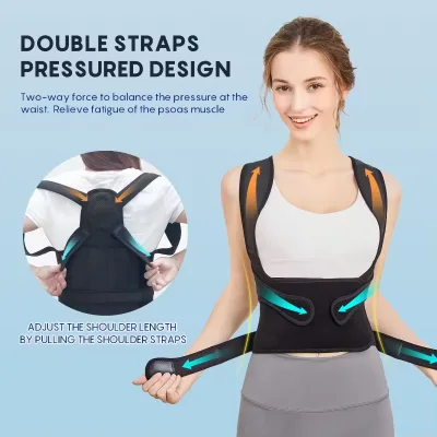 Custom Logo Hunchback Spine Correction Breathable Strong Support Posture Corrector Back Men Women's Posture Corrector
