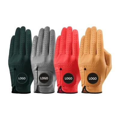 High Quality Sheepskin Golf Gloves Custom Leather Golf Glove Waterproof Golf Gloves