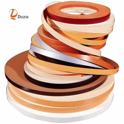 Pre-glued 12mm-90mm PVC ABS  edges banding for board