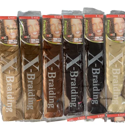 165g 82 Inch African Giant Braided Wig Flame Retardant Hot Water Setting Pre Stretch High Temperature Fiber Paper Card Packaging