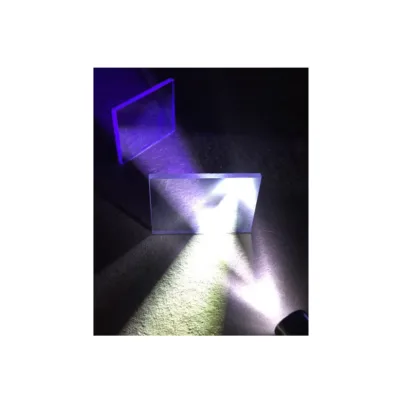 Manufacture of Custom 50/50 T/R 400nm to 700nm Coated Optical Glass BeamSplitter