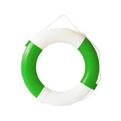 Customizable Logo swim water park play safe Green EPE Foam Lifesaving Buoys for Water Rescue