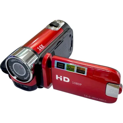 1080P 16MP Digital Camera 2.4 Inch Rotatable Screen Camcorder 16X Zoom HD Video Recorder With Fill Light HD Video Camcorder