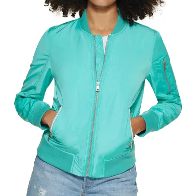 Classic Look Bomber Windproof Warm for Winter Breathable Long Sleeves Relaxed Fit For Women's