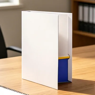 Custom Uv Printing A4 File Documents Presentation Cardboard Paper Folders with Pockets for Business Office