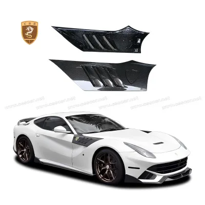 Carbon Fiber ONYX Fender Vents for Ferrari F12 Fender Auto Parts