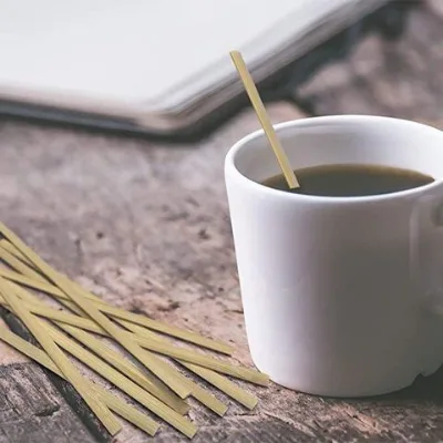 Biodegradable Eco-friendly Splinter Free Round Ends Wooden Coffee Stirrer Sticks