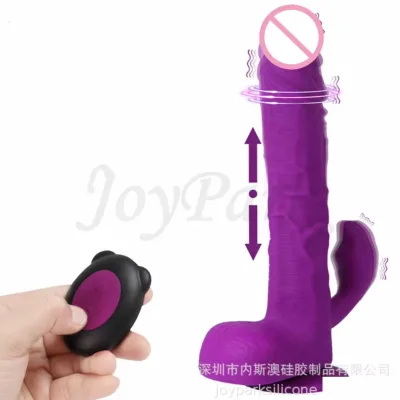 Wireless Remote Control Mini Massage Sex Toys 360 Degree Rotating Telescopic Vibration Simulation Female Masturbators Condom