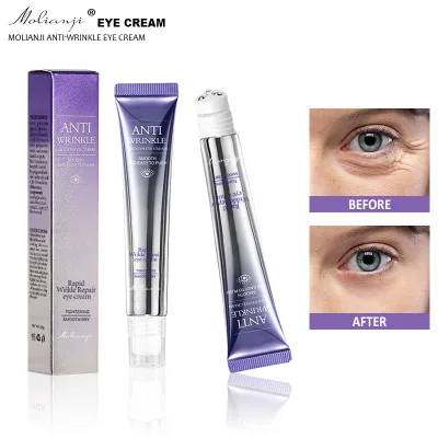 MOLIANJI Eye Tightening Cream Moisturizing Reducing Dark Circles Improving Eye Bags Removeal Cream Anti-Wrinkle Eye Cream