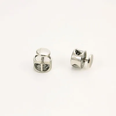 Alloy Plastic Pig Nose Drawstring Coat Button Metal Spring Buckle Loosely Adjusting Clothes Stop Rope Plated Technique Accessory