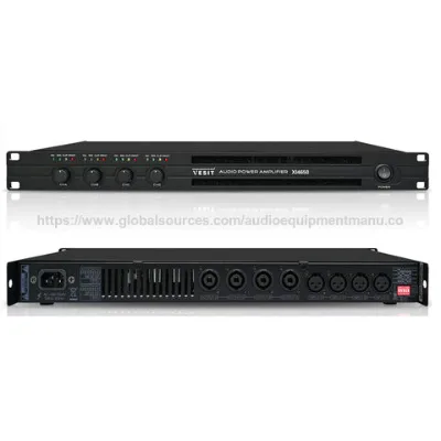 Home Theater and Professional Sound Systems Professional 4-Channel Class D Power Amplifier