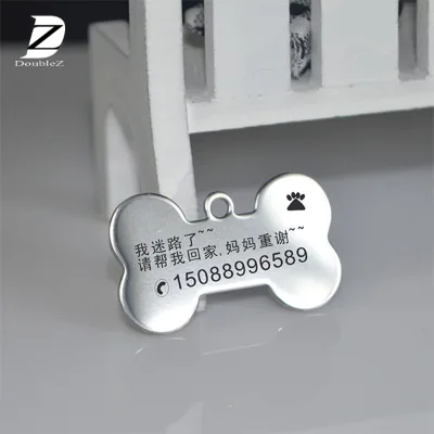 Zinc Alloy Personalized Dog Tags