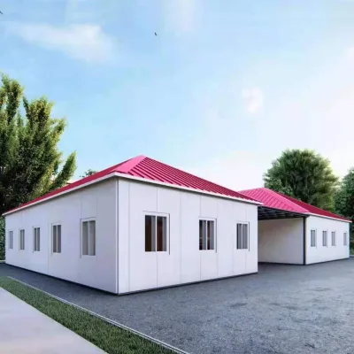 Factory Prices Custom Customized PVC Box Wall Window Container House Fully Assembled Modular Double Bedroom Prefab House Sale