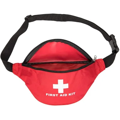 Portable Waterproof Fashion Oxford Material Home Red Car First Aid Kit Storage Bag Empty Fanny Pack Trauma Kit Bag