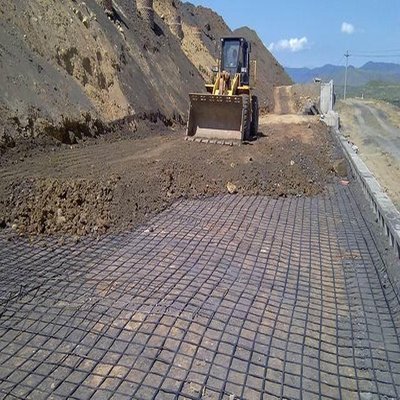 30KN-80KN Biaxial Tensile Strength Plastic Geogrid Price Road Paving Material Fiber Geogrid