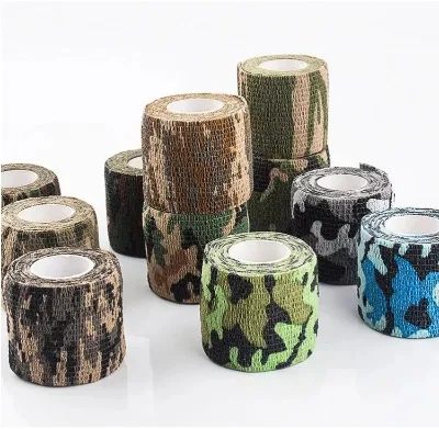 2019 Hot Sell Sports Printed Non Woven Cohesive Bandage Tattoo Pet Bandage Cohesive Bandages