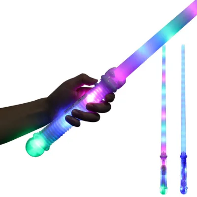 Glowing Led Saber Sword Flashing LED Sword Toys With 3 Modes for Kids
