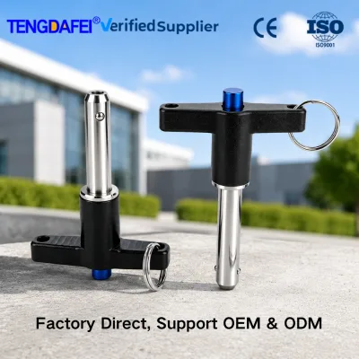 Corrosion Resistant 304 Stainless Steel T Handle Quick Release Pin for Outdoor Stage and Marine Hardware