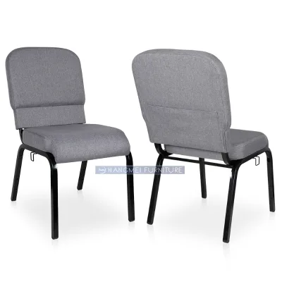 High Quality Interlock Dining Metal Chair for Hotels Churches Halls Schools in Africa Modern Design Hot Sale