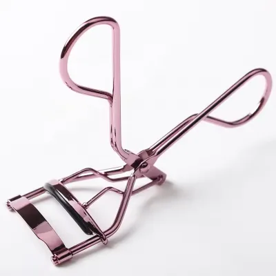 Wide-angle Eyelash Curler Curler for Long-lasting Lower Eyelash Curler for Female Beginners Tweezer Set Rose Gold Eyelashcurler