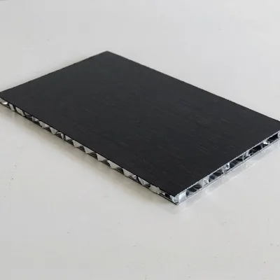 Customized Black 8mm Aluminum Honeycomb Panel Sandwich Wall Panels for Living Room Hotel Decoration