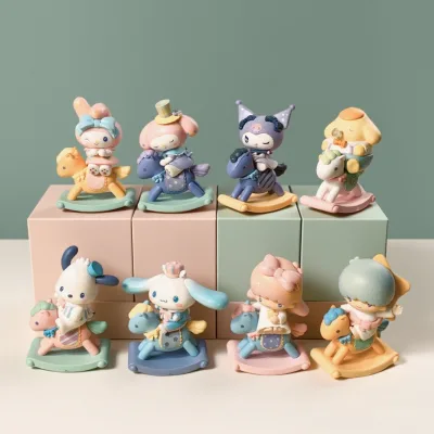 Girls Favorite Cartoon Riding Horse Kitty Mystery Box Toy Blind Bag Kids Surprise Gift for Restaurant Promotion Party Rewards
