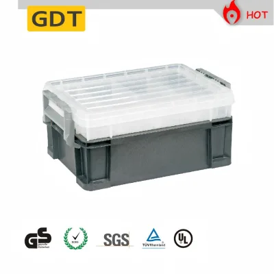 Wholesale 22" Plastic Fishing Tackle Storage Box Double Layer Detachable Tray Design for Fishing Shop Bulk Supply Custom Logo