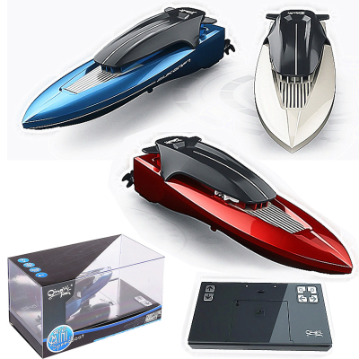 Rc Boat Toy 2.4G Electric Waterproof Remote Control High Speedboat Rc Remote Control Rc Fast Speed Boats with Light Charging