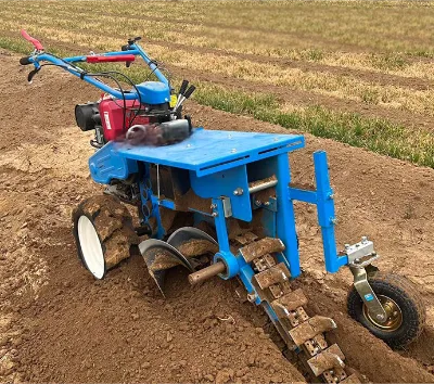 Factory Delivery Mini Single Chain Trencher New and Used Condition Manual Tractor for Home Use for Farm Household Ditching