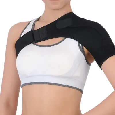 Factory Wholesale Soft Breathable Sports Shoulder Strap Pressure Adjustable Shoulder Brace for Men Women All Seasons