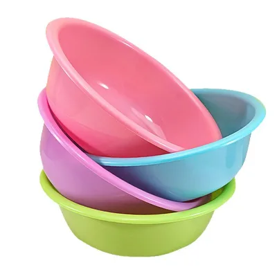 Factory Direct Durable Round Shape High Quality Plastic Basin for Kitchen Household Bathroom Basin Tub for Washing Use
