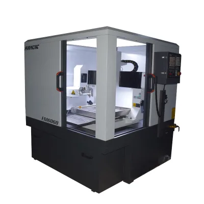 FIRMCNC Full Cover Metal Steel Cnc Milling Machine 6060 Mould Cnc Router Machine for Aluminum Copper