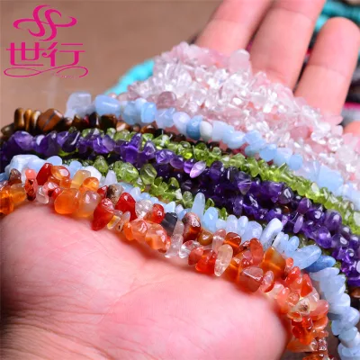 Natural Kinds of Quartz Crystal Beads for Jewelry Making Crystal Healing Stones Amethyst Rose Quartz Citrine