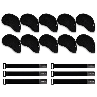 PLAYEAGLE Golf Headcovers for Iron Club Custom Logo Velcro Head Cover with Straps for Golf Travel