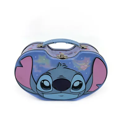 Custom Decorative Metal Suitcase Tin Box with Handle and Latch Portable Tin Case for Kids Toy Packaging Birthday Gift Souvenirs