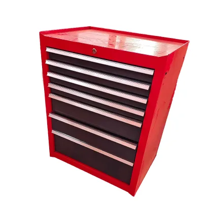Multi-Functional Mobile Fingerprint Tool Cabinet Heavy Metal Drawer Tin Case for Workshop Customizable OEM Platform Structure