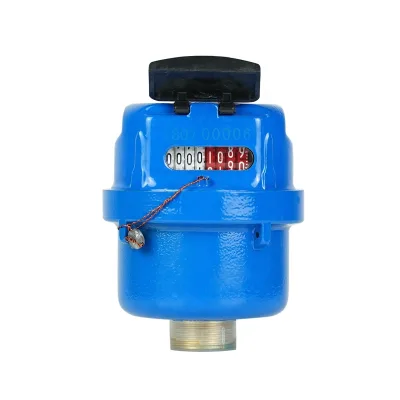 Dn15 Accurate Water Flow Meter Volume Type Rotary Piston Brass Cold Water Meter