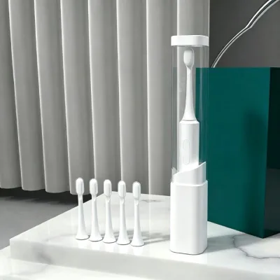 UVC Brush Head Sanitizer Inductive Charging Deep Clean Soft Bristle Sonic Electric Toothbrush