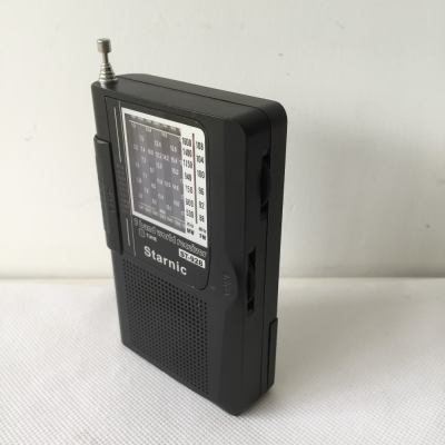 Fashion Style Multiband Radio with Metal Antenna AM Radio Easy to Operate FM Radio